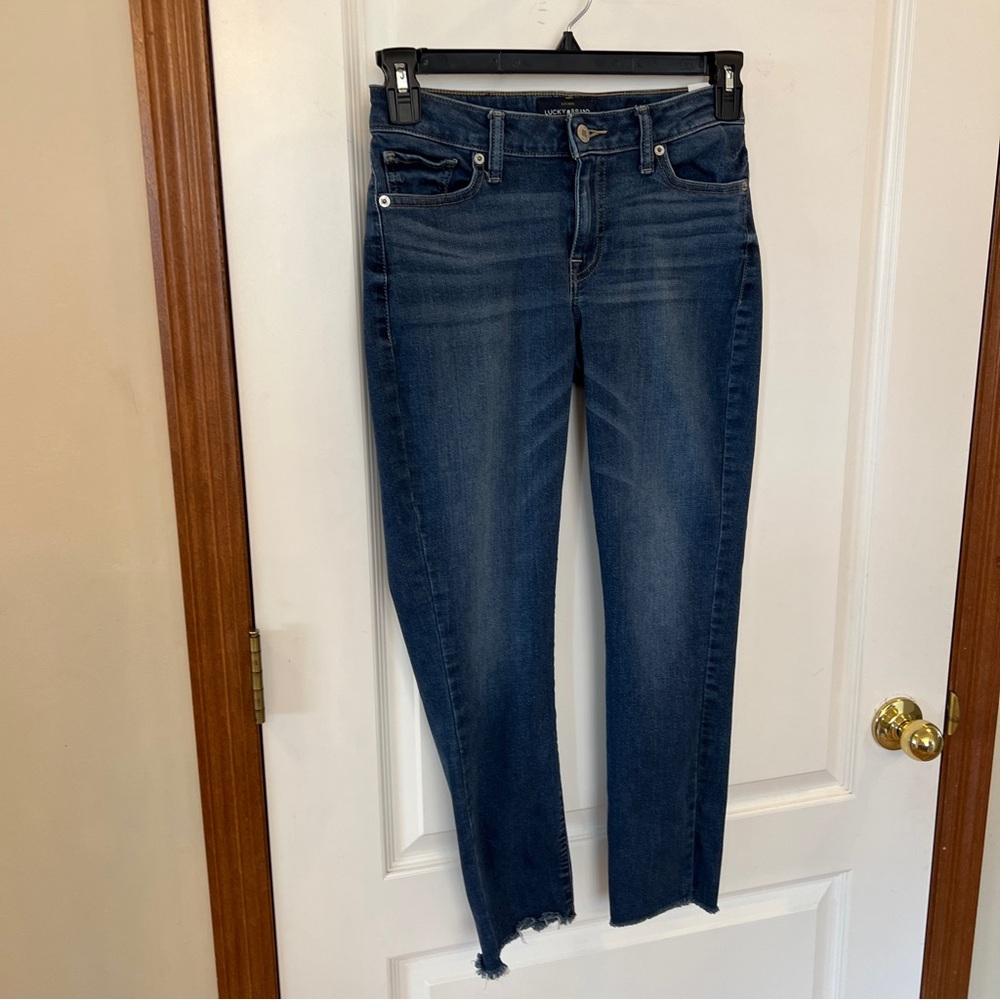 Lucky Brand Ladies 4/27 “Lolita Ankle Skinny” Medium Wash Jeans